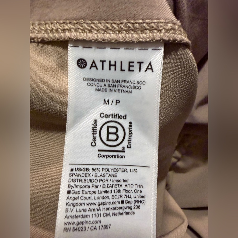 New Athleta promenade high rise wide leg cargo pants Women Mp Brown Casual Trave - Picture 10 of 11